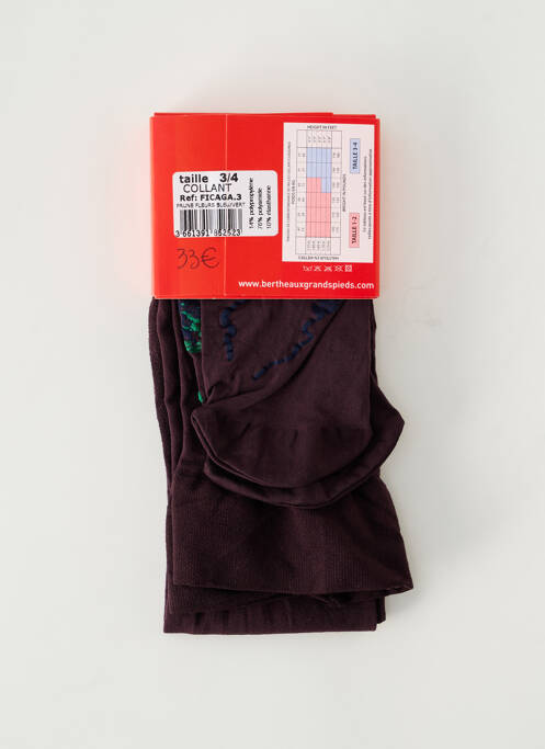 Colanți violet BERTHE AUX GRANDS PIEDS femeie