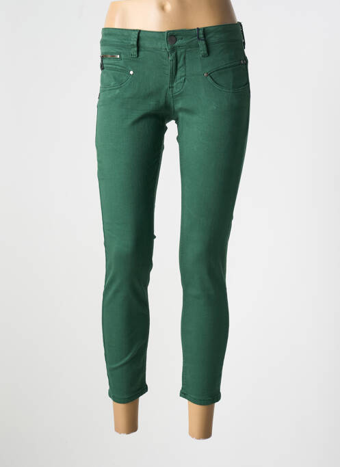 Pantalon slim verde FREEMAN T.PORTER femeie