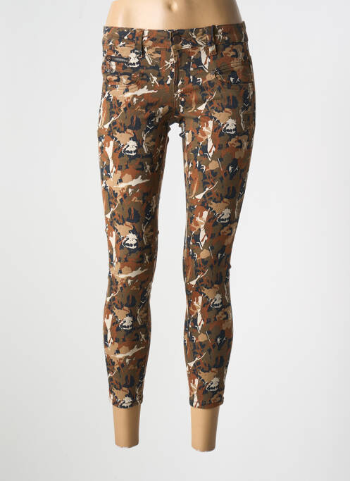 Pantalon slim maro FREEMAN T.PORTER femeie