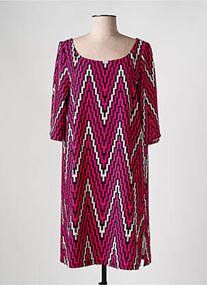 Rochie midi roz AN II VITO femeie