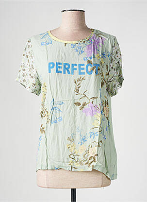 Tricou verde YEST femeie