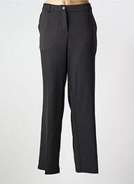 Pantalon trei sferturi croială dreaptă mărime normală negru ZHENZI femme