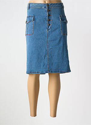 Fustă midi albastru YESTA femeie