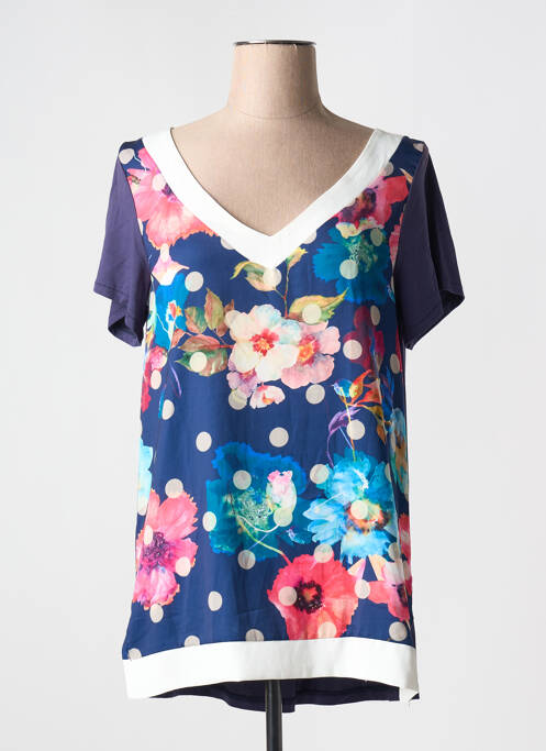 Tricou albastru AN II VITO femeie