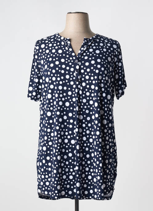 Tunică mâneci scurte albastru ZHENZI femeie