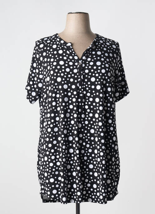 Tunică mâneci scurte negru ZHENZI femeie