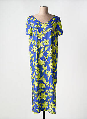 Rochie lungă albastru AN II VITO femeie