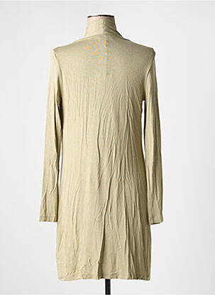 Vestă cu mâneci lungi elasticitate verde BASIC BY YESTA femeie