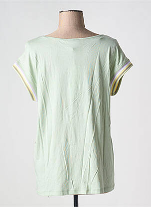 Tricou elasticitate mâneci scurte verde YEST femeie