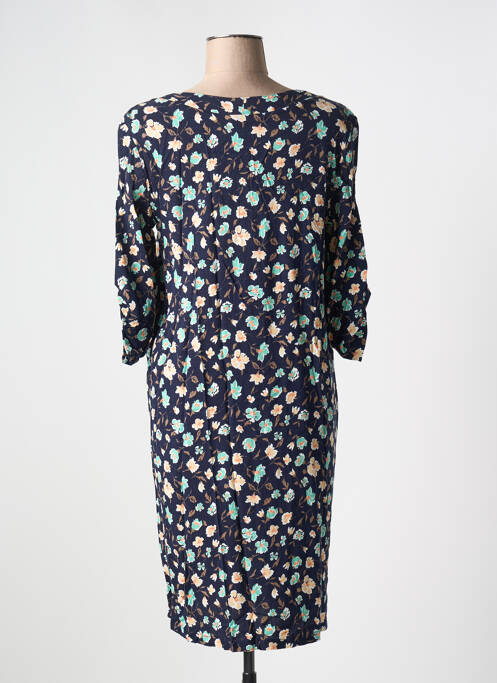 Rochie midi mâneci 3/4 mâneci 3/4 albastru AN II VITO femme