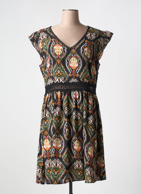 Rochie midi negru A BELLE BY J.E CREATION femeie