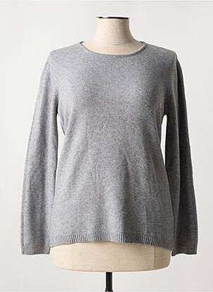 Pulover gri COULEURS DU TEMPS femeie