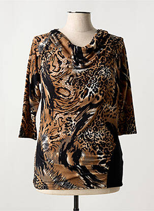 Pulover maro MARBLE femeie