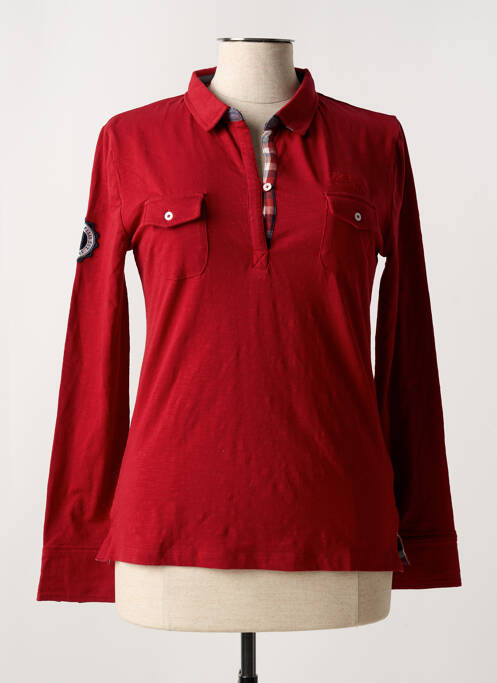 Polo roșu BLACK WELLIS femeie