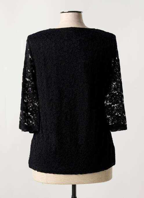 Top negru MARBLE femeie