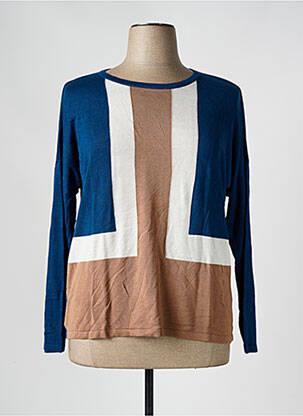 Pulover albastru MARBLE femeie