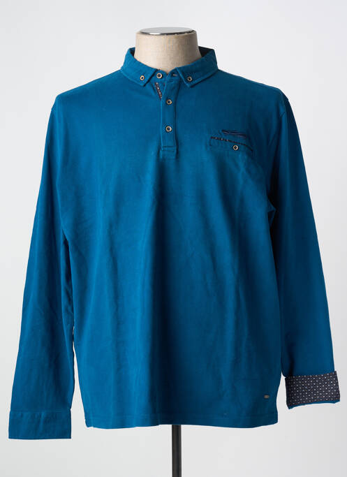 Polo albastru DELAHAYE bărbat