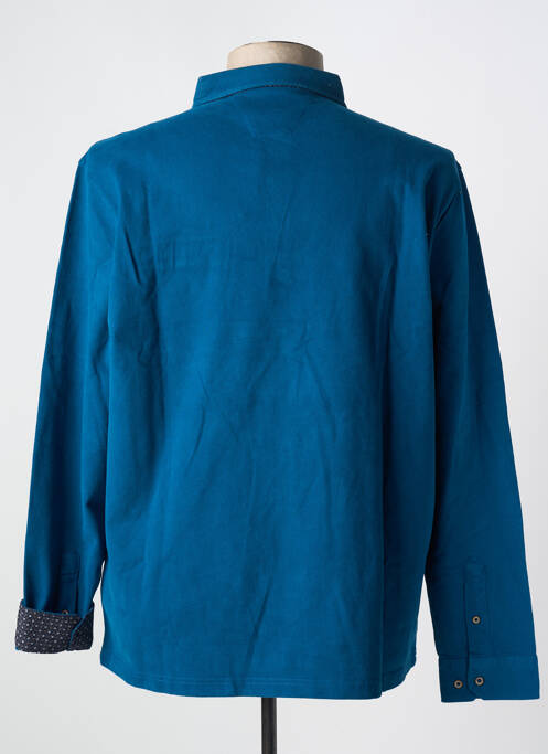 Polo albastru DELAHAYE bărbat