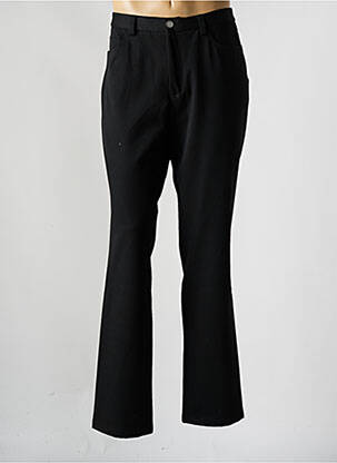 Pantalon slim țesătură poplin mărime normală negru KAMAO bărbat