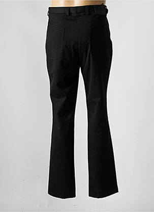 Pantalon slim țesătură poplin mărime normală negru KAMAO bărbat