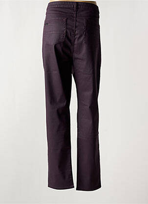 Pantalon slim țesătură acoperită mărime normală violet MERI & ESCA femeie