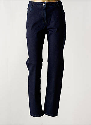 Blugi cu croială slim albastru AGATHE & LOUISE femeie
