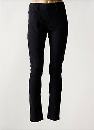 Pantalon slim talie elastică mărime normală negru PLURIELLES femeie