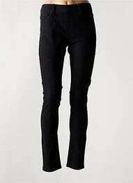 Pantalon slim talie elastică mărime normală negru PLURIELLES femme
