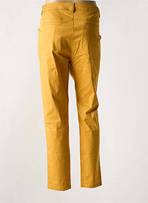 Pantalon 7/8 elasticitate mărime normală galben AGATHE & LOUISE femeie
