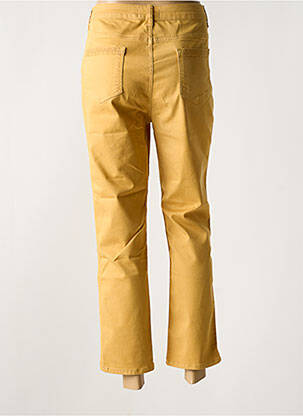 Pantalon 7/8 elasticitate mărime normală galben CONCEPT K femeie