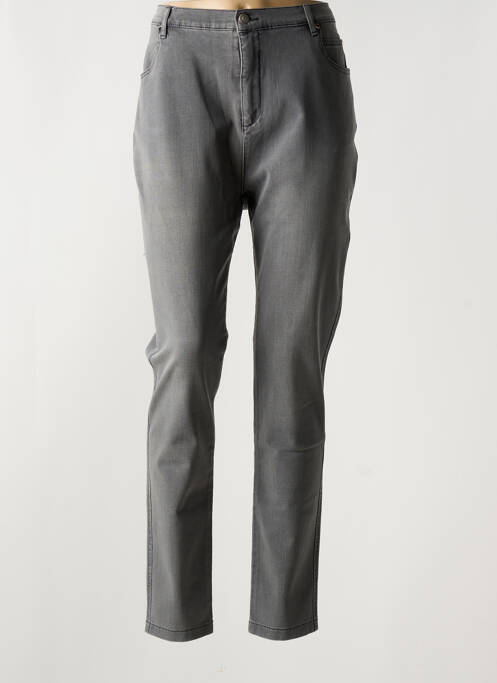 Pantalon slim gri MARBLE femeie