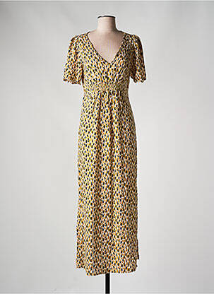 Rochie lungă galben LOLA ESPELETA femeie