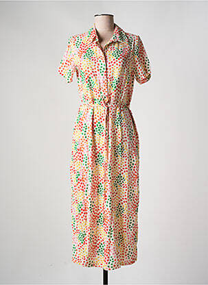 Rochie lungă bej COMPAÑIA FANTASTICA femeie