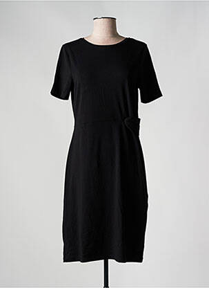 Rochie midi mâneci scurte mâneci scurte negru STREET ONE femeie