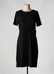 Rochie midi mâneci scurte mâneci scurte negru STREET ONE femme