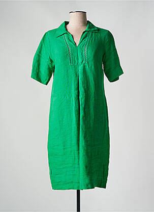 Rochie midi verde MALOKA femeie
