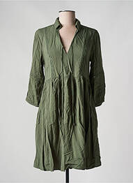 Rochie scurtă mâneci 3/4 mâneci 3/4 verde TIFFOSI femme
