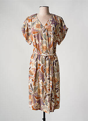 Rochie midi bej DIANE LAURY femeie