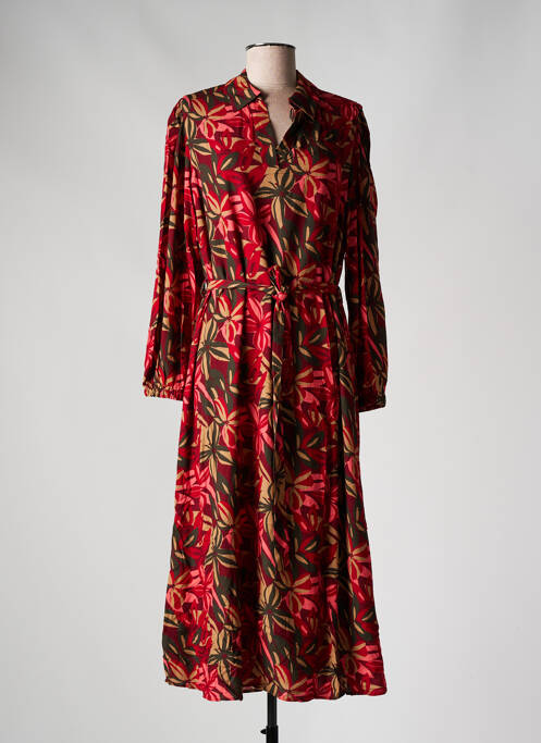 Rochie midi roșu JULIE GUERLANDE femeie