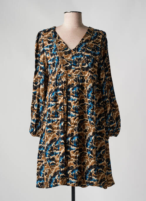 Rochie scurtă maro LOLA ESPELETA femeie