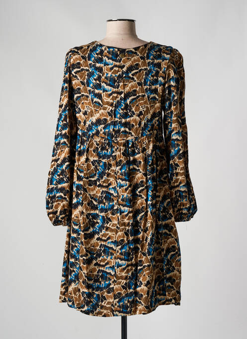 Rochie scurtă maro LOLA ESPELETA femeie