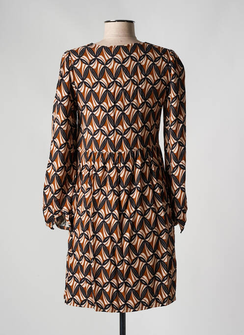 Rochie scurtă maro PRINCESSE NOMADE femeie