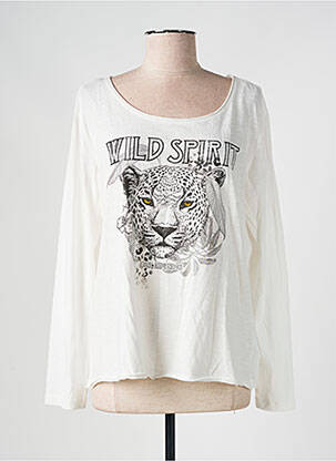 Top alb LOLA ESPELETA femeie