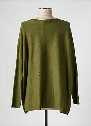 Pulover guler rotund mâneci lungi verde MASAI femeie