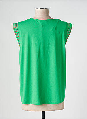 Top mâneci scurte mâneci scurte verde JULIE GUERLANDE femeie