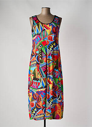 Rochie lungă albastru MALOKA femeie