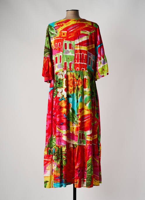 Rochie lungă roșu ORIENTIQUE NATURALLY femeie