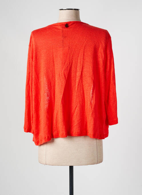 Vestă cu mâneci lungi portocaliu MALOKA femeie