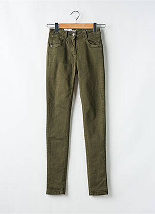 Pantalon slim verde C'EST BEAU LA VIE femeie