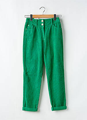 Pantalon slim elasticitate mărime normală verde C'EST BEAU LA VIE femeie